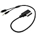 Produktbild AUX Power Adapter Kabel AMI MDI Music Interface kompatibel für Audi VW iPX Xs Max XR X 8 7, 3,5 mm Audio Gerät auf Android (99 Zoll)