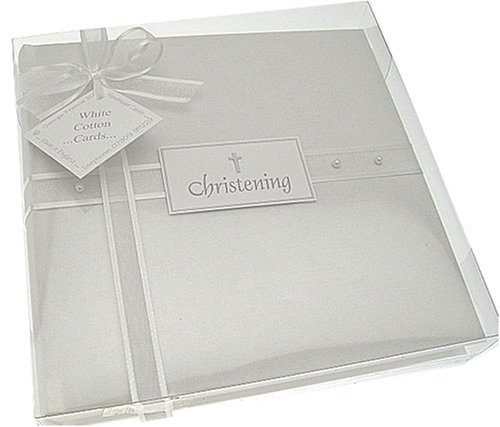 Christening Medium Photo Album (Pearl)