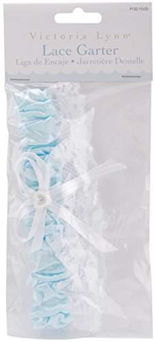Preisvergleich Produktbild Darice Victoria Lynn Lace Garter-Light Blue