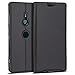 Produktbild SMART LEGEND Sony Xperia XZ3 Hülle, Handyhülle Schutzhülle mit kartenfach Lederhülle Ledertasche PU Leder Flip Case Protective Cover Innere Weiche Silikon Bookcase Handy Tasche Schale mit Magnet Standfunktion für Sony Xperia XZ3 - Grau