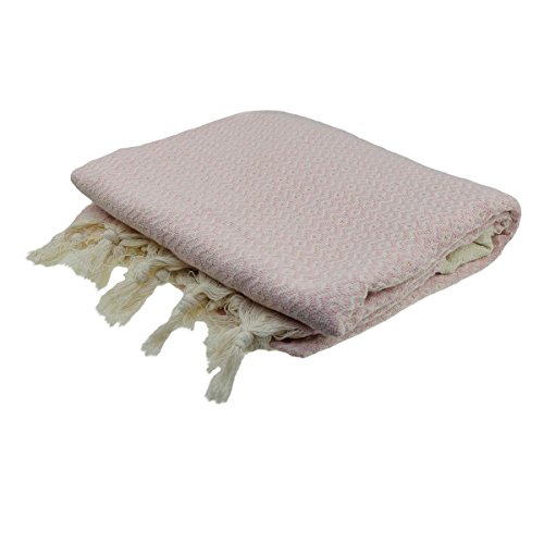 Hamamtuch ST TROPEZ 100x180 cm in vielen Farben, Farbe:Rosa