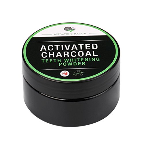 Holeider Natürliches Aktivkohle Zahnaufhellung mit Aktivkohle Pulver 30g ( activated charcoal teeth whitening ) - 4