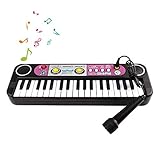 ✔ 【Mehrere Modi】 37 Standardtasten + 8 Rhythmen + 24 Demo-Songs + Unterrichtsfunktion + UKW-Radio + externes Mikrofon. Unser Kinderklavier ist ein lehrreiches interaktives und professionelles Musikinstrument, das für Anfänger geeignet ist.
