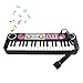 Produktbild Zmoon Kinder Klavier, 37 Tasten Multifunktionale Mini Elektronische Tastatur Tragbares Elektronisches Klavierspiel mit Mikrofon für Kleinkinder und Anfänger (Schwarz)
