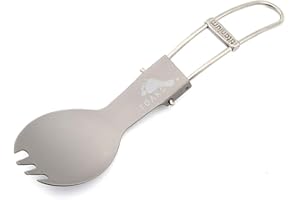TOAKS Titanium Folding Spork by (SLV-06)