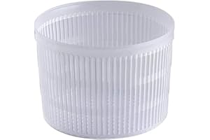 MAUQI 14x Fuscelle Premium - Forme contenitori da 400/600 gr. - Fuscelle per Formaggio Caciotta Ricotta ecc | Made in Italy. Food Grade (400/500/600 gr) (14 Fuscelle)