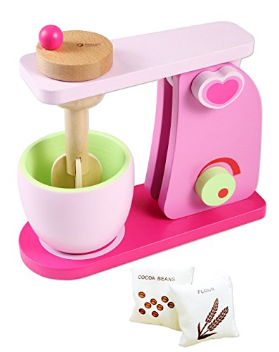 Preisvergleich Produktbild Classic Kinder Küchenmaschine Mixer Teigmaschine Rührgerät Rührer Holzspielzeug für die Kinderküche