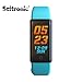 Produktbild SEITRONIC Fitness Tracker in Türkis Herzfrequenz Armband mit Schrittzähler und Pulsuhr in Sportlichem Design TFT Farbdisplay mit USB Dockingstadion und Bluetooth 4.1
