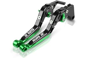 YP YUANPEI Leviers d'embrayage de frein repliables Pour Z125 Z 125 2015-2019 Leviers extensibles en aluminium Accessoires moto