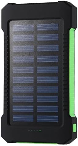 Maistore 30,000 mAH Solar Power Bank, Portable Dual USB Mobile Power Station 2 LED Lights Waterproof Power Pack Charger Supercharge Technology for iPhone, ipad, Smart iPhone, Outdoor Beach and Emergency Using
