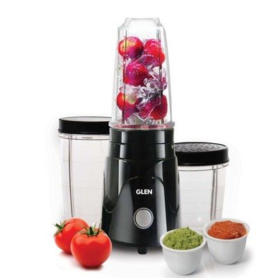 Glen 4048 Active Nutri Blender Grinder, 350 W (Black)