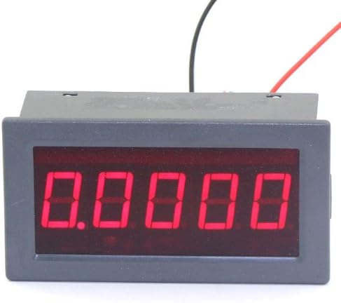 DROK® High Accuracy 0.56" Digital Ampere Meter ±0-2A DC Current Measurement Panel Amp Meter Red LED Display