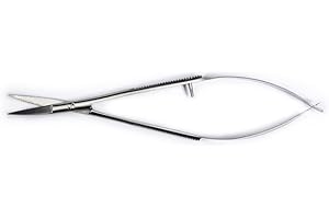 Andreia Professional Spring Scissors - Stainless Steel Curved Nail Scissors - Durable Nail Scissors for Pedicure, Manicure and Nail Art with Sharp and Smooth Cut