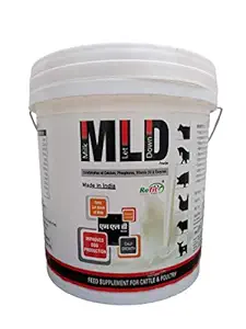 REFIT ANIMAL CARE Cow Milk Booster & Milk Let Down Supplement for Livestock Animals, 5 Kg, MLD