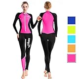neoprenanzug damen surfen UV-Schutz für den ganzen Körper, verhindert Sonnenbrand beim Schwimmen oder Surfen im Freien.