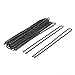 SODIAL(R) 20 Pcs 7cm Long Black Metal DIY Hair Bun Pin for Woman
