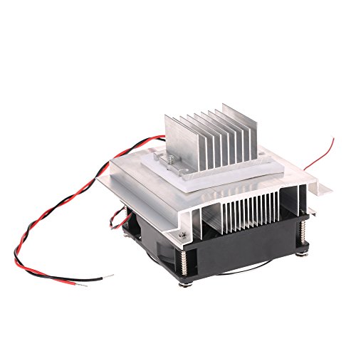 KKmoon DIY Kit Potencia termoel  ctrico Peltier Enfriador Refrigeraci  n Sistema de refrigeraci  n Enfriador SFPLUSES18 M  dulo   Ventilador   TEC1    12706    