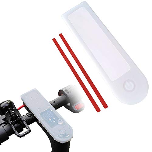 Preisvergleich Produktbild chuancheng Silikon Armaturenbrett Schutzhülle für Xiaomi Mijia M365 Pro LED Display Elektro Scooter Teil Zubehör (weiß)