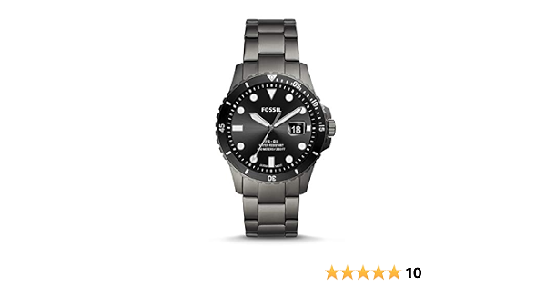 Buy Fossil Analog Black Dial Men's 