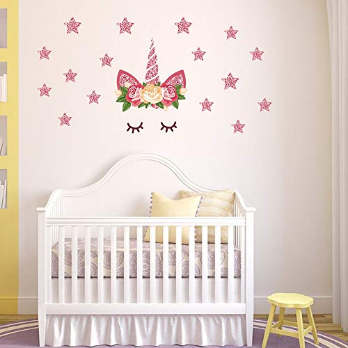 Preisvergleich Produktbild ouyalis Wohnaccessoires Wandaufkleber Wandaufkleber Für Kinder Mädchen Kinderzimmer Poster Wohnkultur Kunst Vinyl Wandtattoos