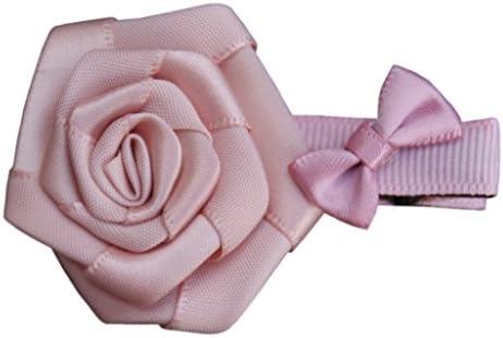Jessidress Luxury Hairclips Hair Clip Hairbow Hair Bow Roses Flower Headband Hairband Barrette Beige