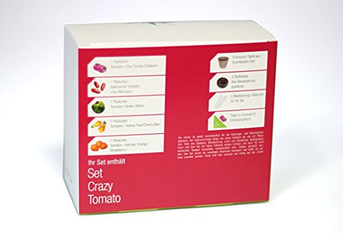 Set Crazy Tomato – die verrückt ausgefallene Geschenkidee: Selbst säen, züchten und ernten – bringt Farbe in die Küche! - 5