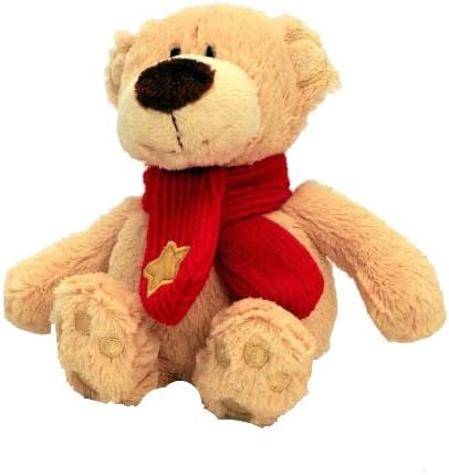 25cm Christmas Buddy Bear with Scarf