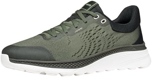 Geox Uomo U SPHERICA ACTIF X1 Sneaker, Musk/Grafite, 44 EU