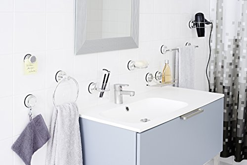 Ridder 12010200 Duschablage mit Saugnapf, ca. 300x155x105mm, chrom, Edelstahl/Kunststoff - 3