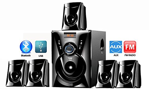 IKALL TA-111 BT 5.1 Channel Home Theater System (Black) RS.2099 (48.00% Off) - Amazon IKALL TA-111 BT 5.1 Channel Home Theater System (Black) RS.2099 (48.00% Off) - Amazon