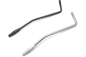 VDFJEK 2 Pcs Whammy Bar, Electric Guitar Parts, Tremolo Arm, Tremolo Bar, Guitar Tremolo Arm, Trem Bar, Vibrato Arm, Tremolo Stick for Electric Guitar Replacement White And Black