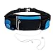 Produktbild AimdonR Waist Pack Lauftasche Gürteltasche Sack wasserdicht mit Flasche Halter für Wandern Camping Nylongewebe Multifunktions Verstellbar Gurt Sports Lauftasche Hüfttasche mit Handy Smartphone und Wasser Flaschen