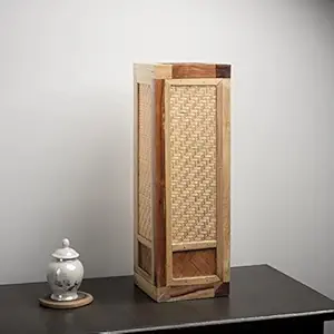 KraftInn Estelle Table Lamp (16.5 inch, Bamboo Shade)