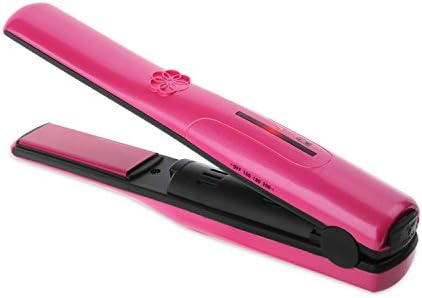 OBEST NEW Cordless Straighteners Rechargeable Mini Ceramic 2 in 1 Hair Straightener with Curler USB Battery Operated Hair Straighteners Good for Travel Use