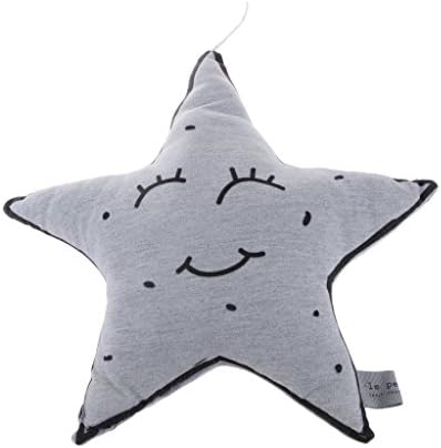 Parkinoon Elegant and Graceful Little Star Shape Luminous Cushion Baby Comforter Toy Home Decor (Size: S)