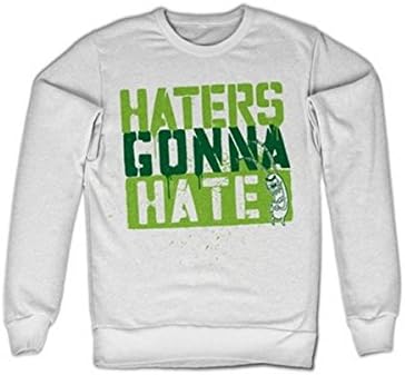 Haters Gonna Hate Sweatshirt - White - Small