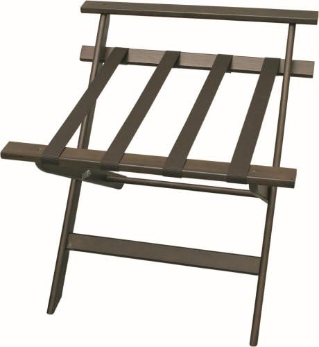 WAS 1613001 Suitcase Stand with Wall Guard Wooden Height 52 x Width 60 x Depth 59 cm