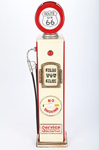 point-home CD-Schrank, Retrolook „Zapfsäule“ mit Licht - 3