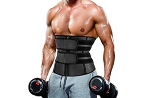 Chumian Faja Reductora Adelgazante Sauna de Sudoracion Ajustable Neopreno Faja Lumbar Deportiva de Fitness Waist Trainer