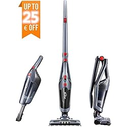 Kealive Aspirateur Balai, Aspirateur à Main Balai Sans Fil 2 en 1 Aspirateur Balai Sans Sac Léger Protable Puissant Aspirateur Balai Électriques pour Maison, Voiture, Cuisine, Tapis