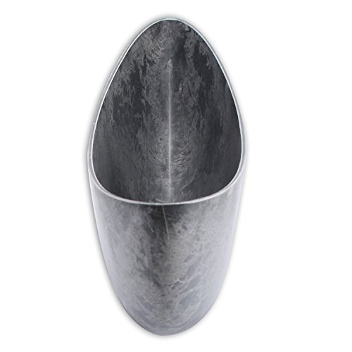 XL Dekoschale Dekovase „Iced Age XL“ in Schieferoptik 17x56x12cm - 3