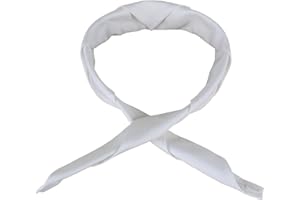 WHITES CHEFS CLOTHING Whites Tour de cou de chef pour homme et femme, blanc, polycoton, Tour de cou, A010