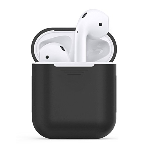 Preisvergleich Produktbild iprotect Silikonhülle für Apple Airpod Box Schutzcase in Schwarz