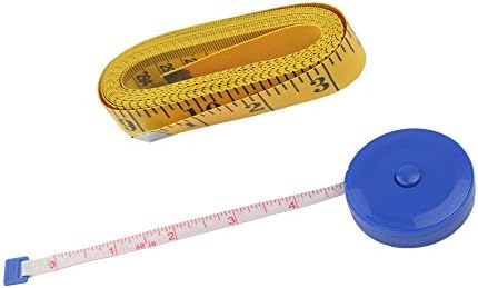 Wstorm 60 Inch 1.5 Meter Retractable Tape Measure and 120 Inch 3 Meter Soft Tape Measure