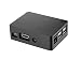 Produktbild anidees Raspberry Pi 2 / Pi3 Unibody Gehäuse Aluminium Mit USB on/Off Cable - schwar - AI-PI-BB-AL
