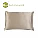 Produktbild Mommesilk Luxus Kopfkissenbezug Maulbeerseide Kissenbezug mit Hotelverschluss Haarpflege 19 Momme Seide 40x80cm Taupe