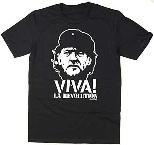 Rocket Fuel Viva LA Revolution' Mens Funny Printed Corbyn T-Shirt