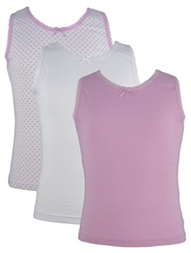 SocksAndTights -  Canottiera - Ragazza Bianco/Rosa. 2 Anni