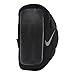 Produktbild Nike Erwachsene Pocket Armband Smartphone Laufarmband, Black/Silver, One Size
