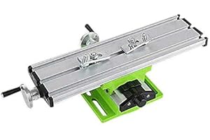 SHIOUCY Milling Working Table Machine, Mini Multifunction Worktable Milling Working Cross Table Milling Machine Compound Drilling Slide Table for Bench Drill Adjustme X-Y